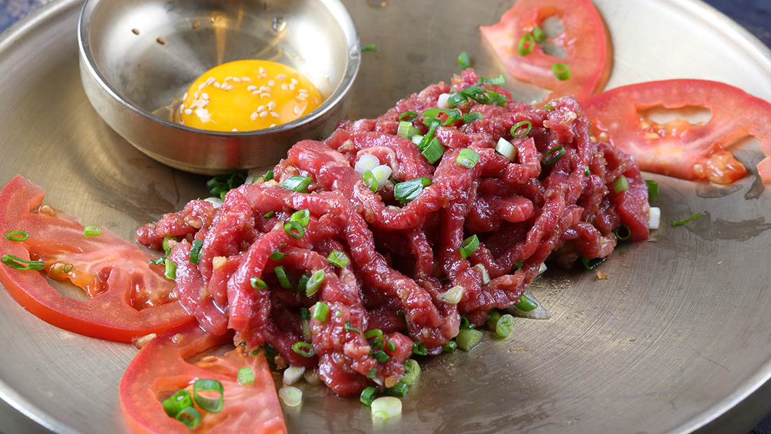 오다리집 명동맛집 odarijip 한우육회 Korean Beef Tartare